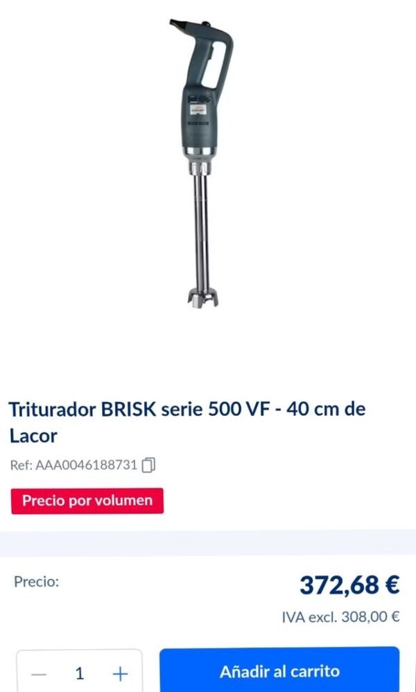 Batidora industrial marca lacor - Imagen 6